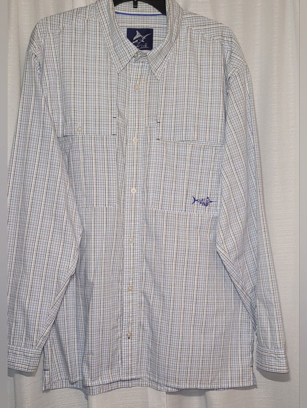 Atlanta Drift Plaid Button-Up Shirt - Performance Long Sleeve
